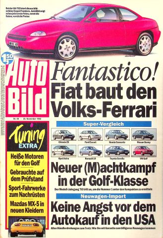 Deckblatt Auto Bild (48/1992)